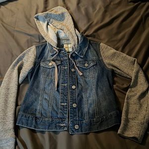 jean sweater jacket